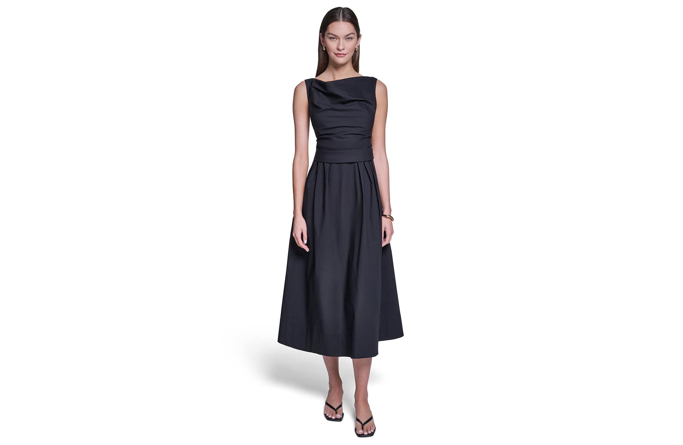 belk black formal dresses Chic Black Long Evening Dress,Black Formal Gown with Bell Sleeves Y435 –  Simplepromdress