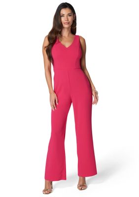 Women's Sleeveless V-Neck Jumpsuit