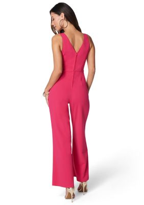 Women's Sleeveless V-Neck Jumpsuit