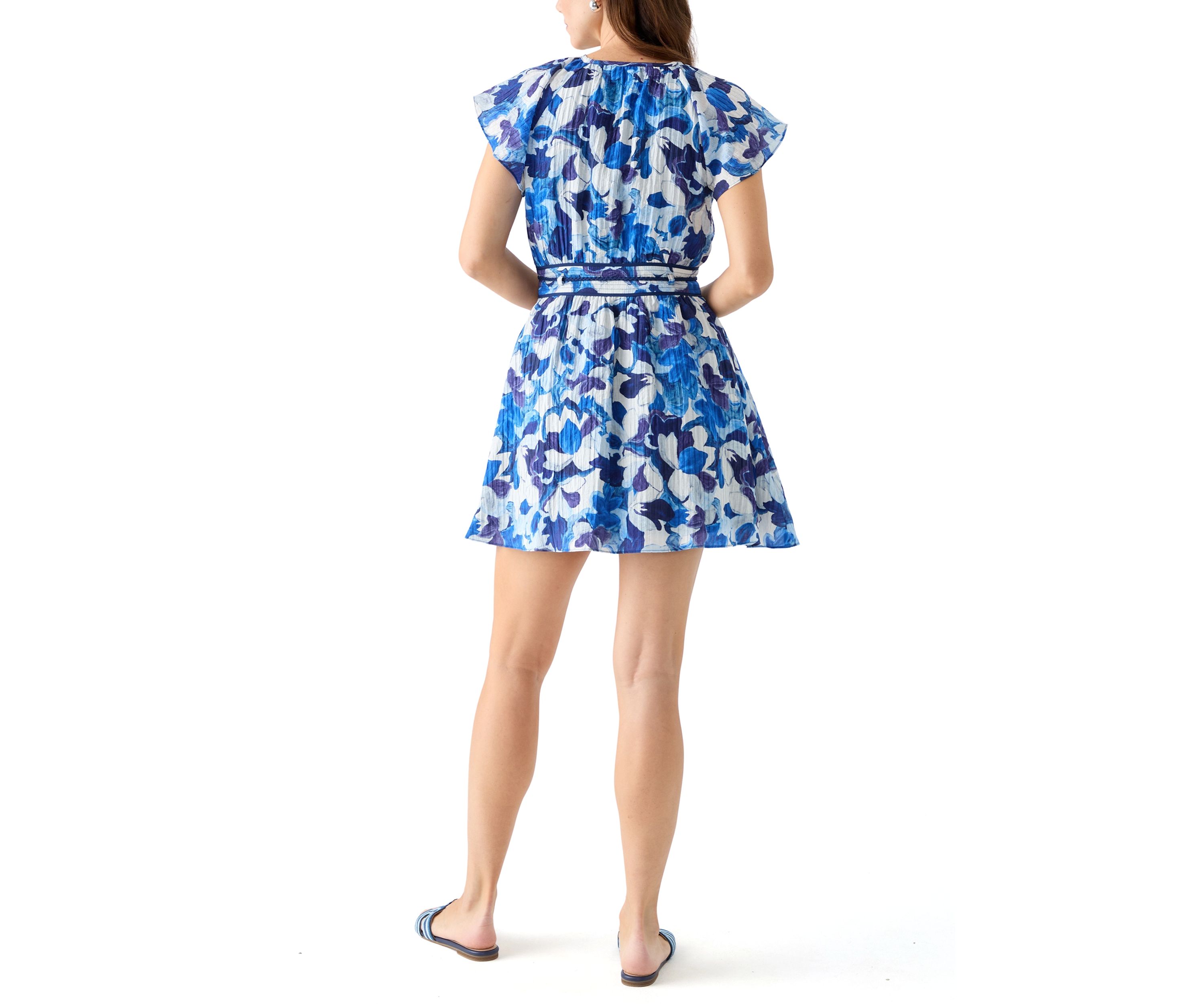 Womens Short Sleeve Adelyn Mini Dress
