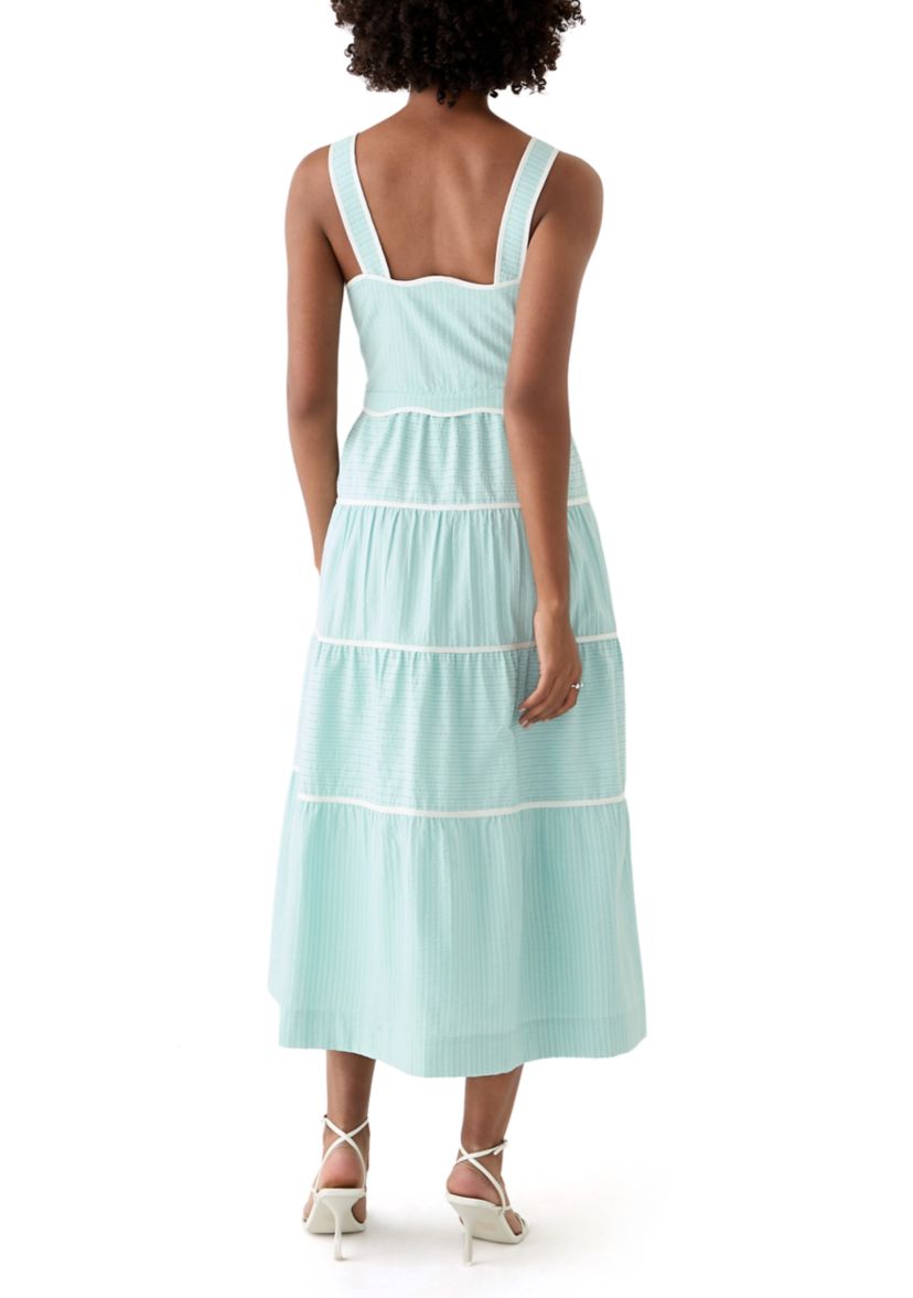 Womens Cotton Tiered Dress