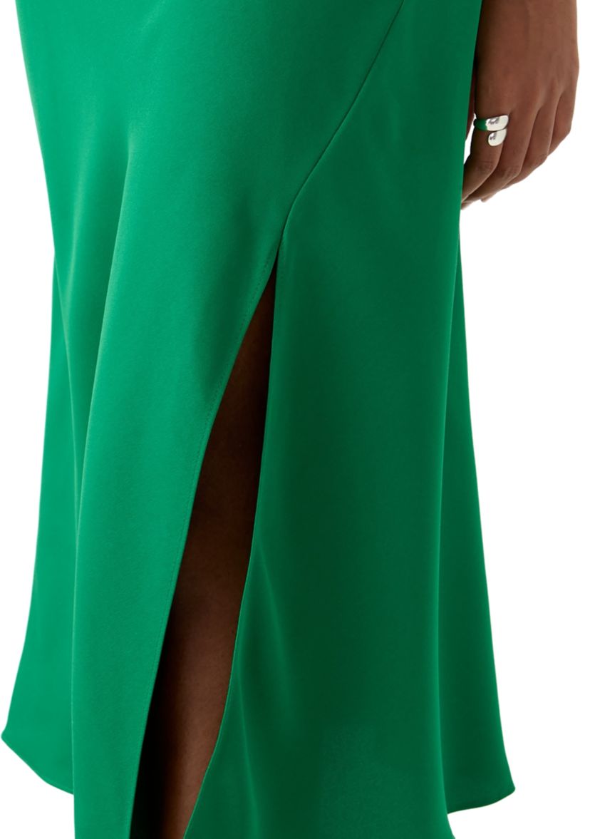 Womens Front Slit Slip Dress