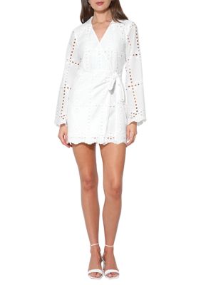 new look girls' off white lace long sleeve dress reviews Monna Lace Long Sleeve Mini Dress
