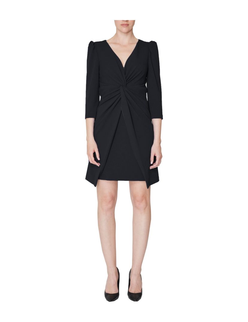 3/4 SLV DRESS W KNOT