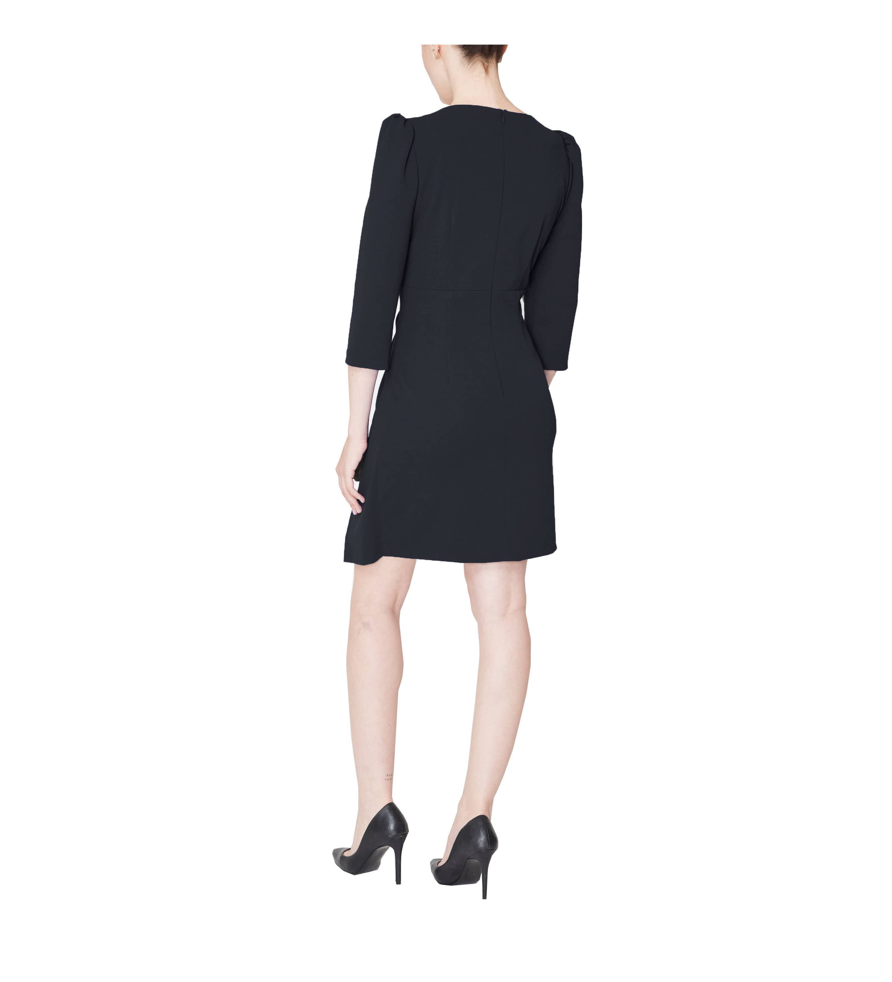 3/4 SLV DRESS W KNOT