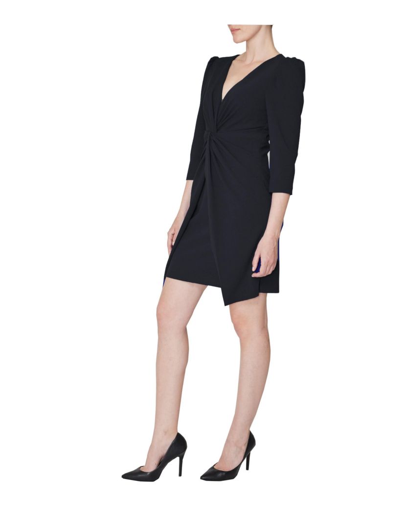 3/4 SLV DRESS W KNOT
