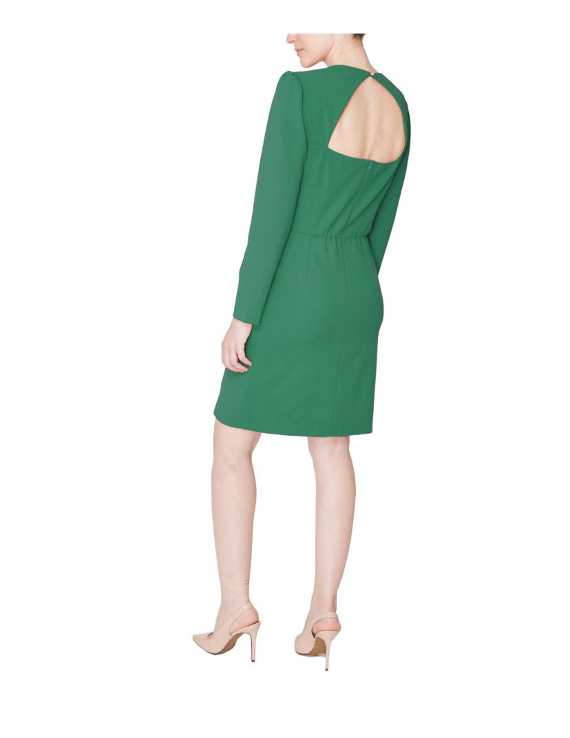LS ROUND NECK SHORT DRESS