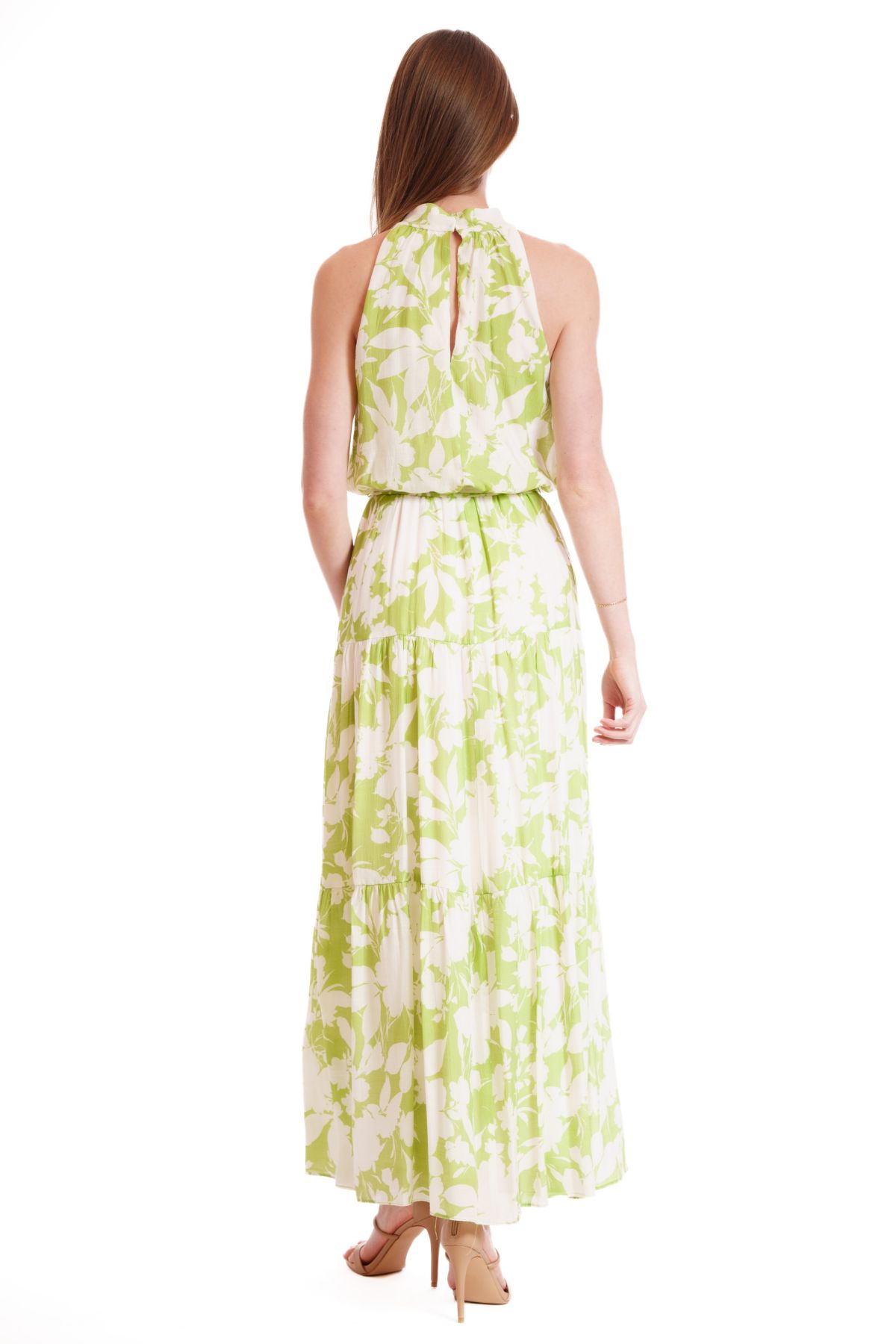 HIGH NECK MAXI DRESS