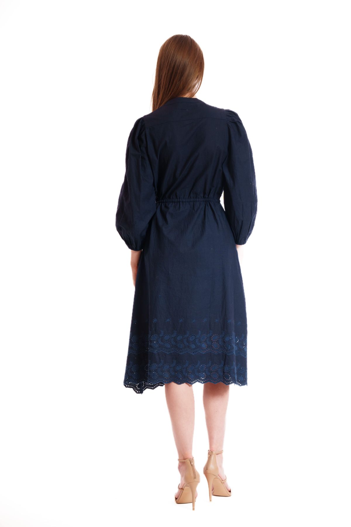 MIDI LENGTH DRESS W PLKT