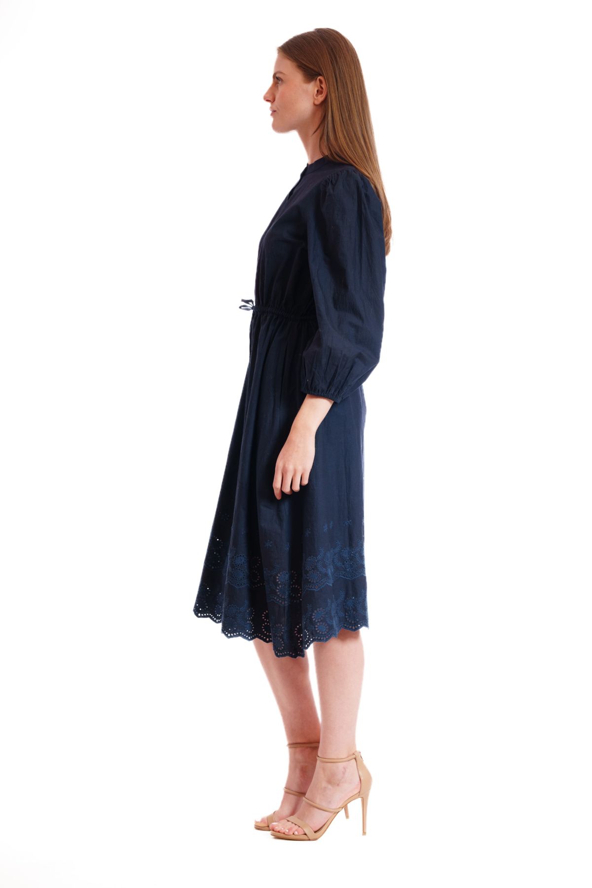 MIDI LENGTH DRESS W PLKT