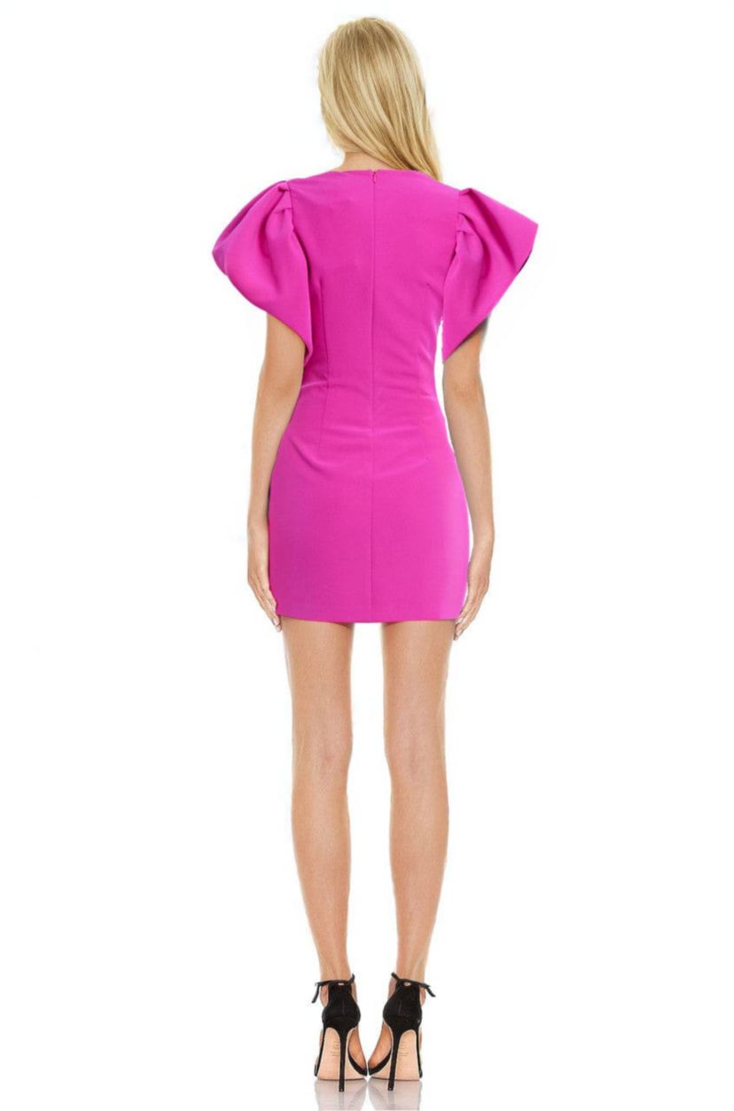 Ali Puff Sleeve Cocktail Dress