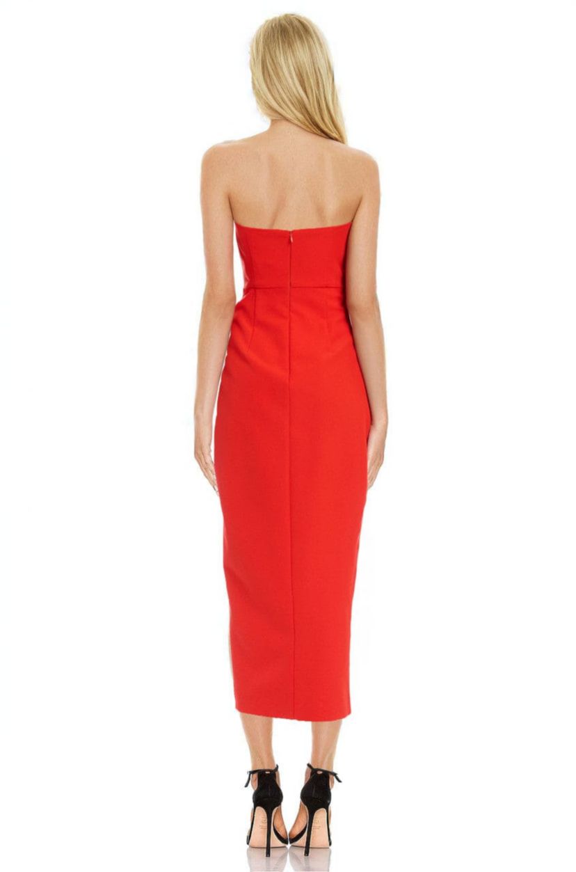Aria Strapless Midi Dress