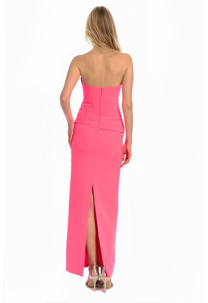 Hip Drape Strapless