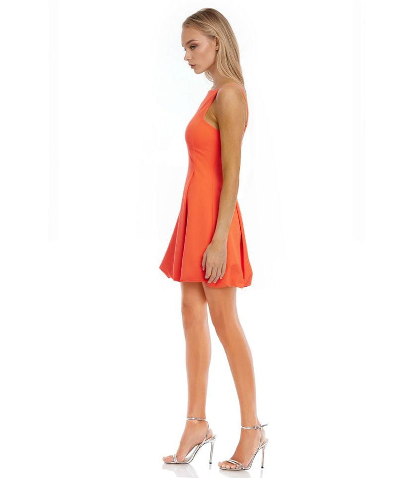 Square Neck Bubble Hem