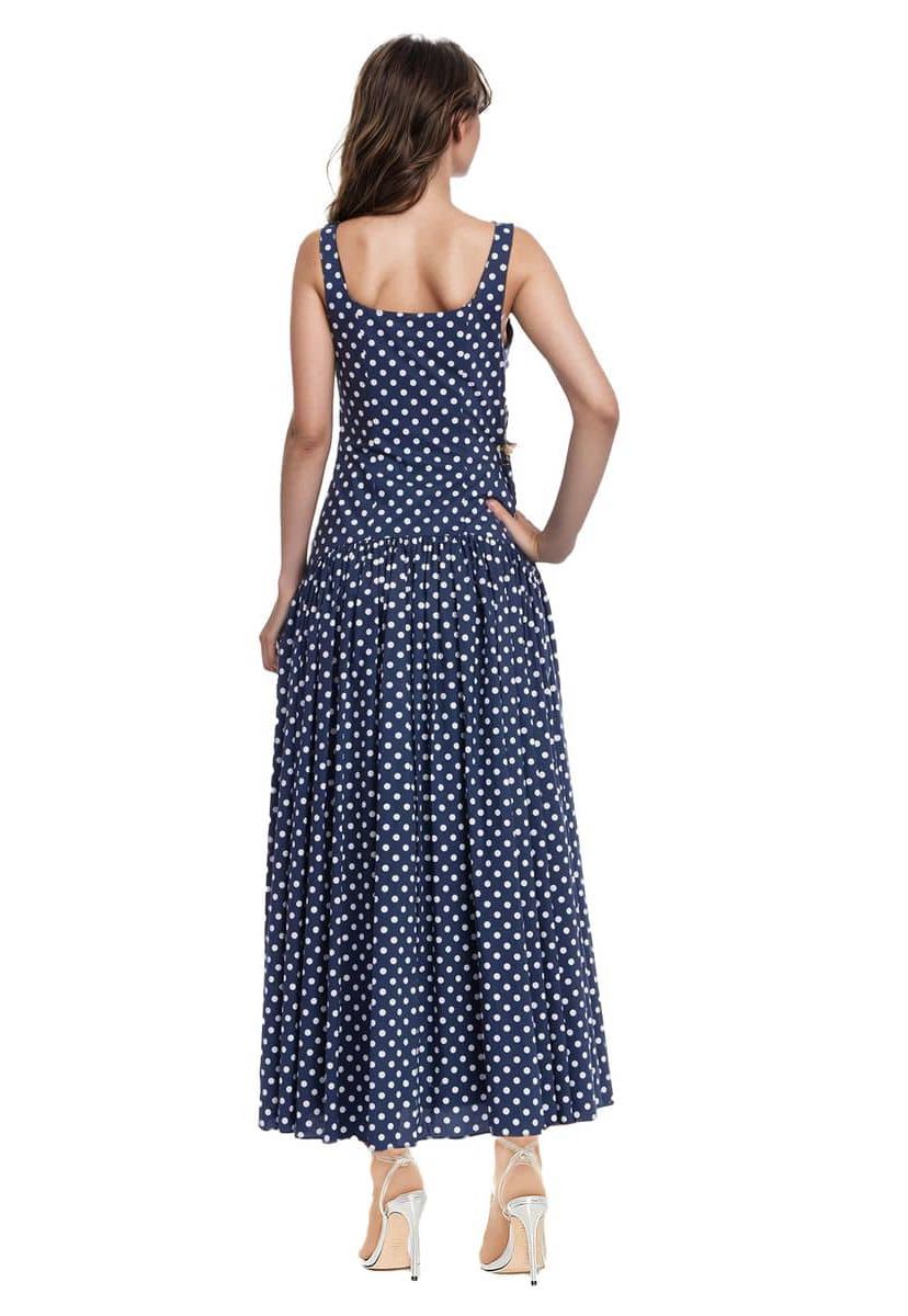 Sleeveless Drop-waist Maxi