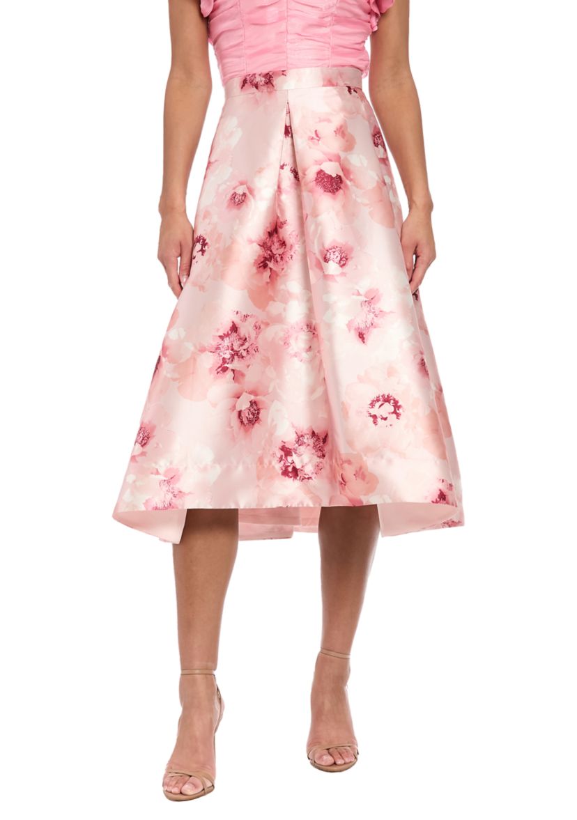 Womens Floral Print Skirt 