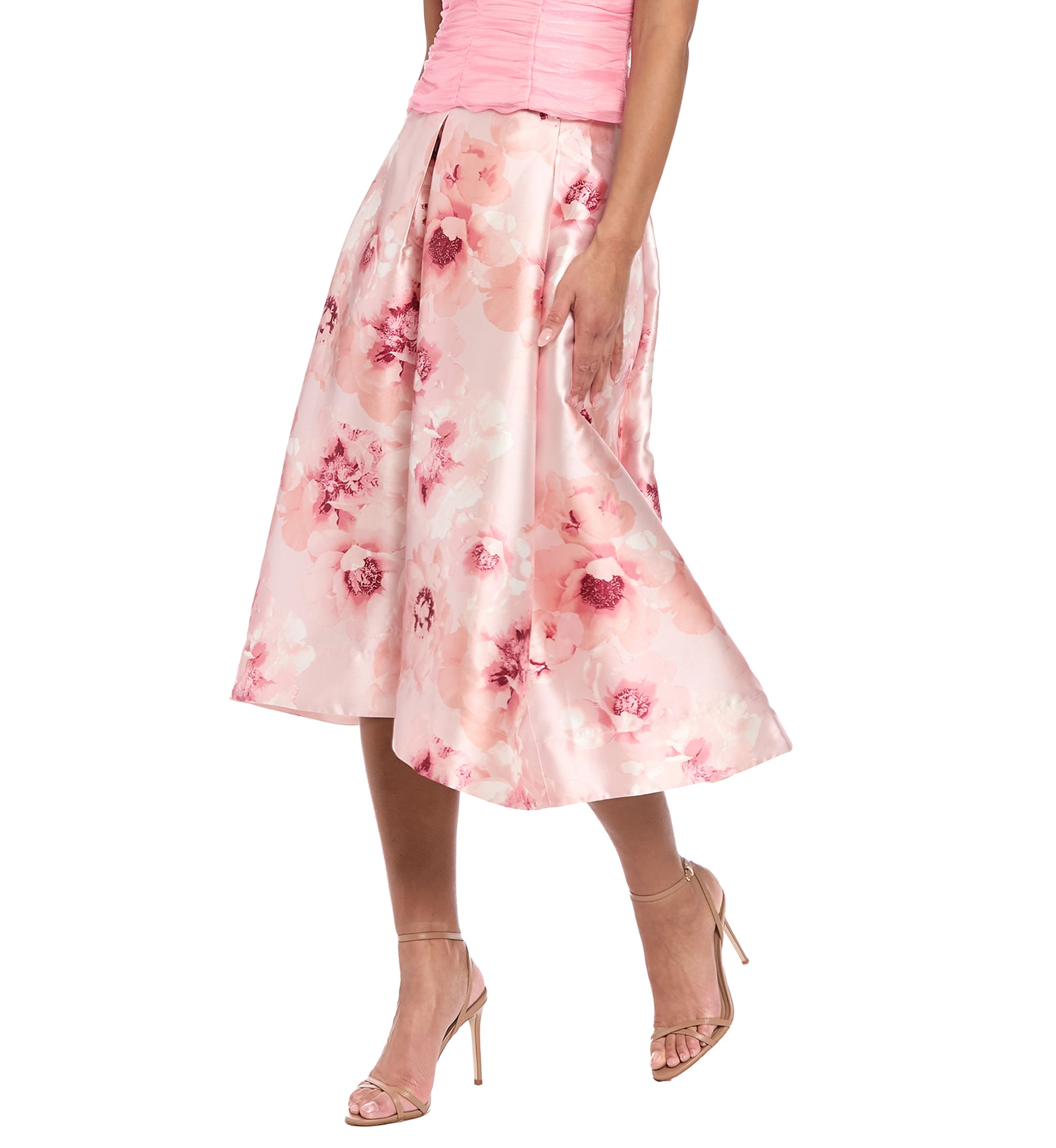 Womens Floral Print Skirt 