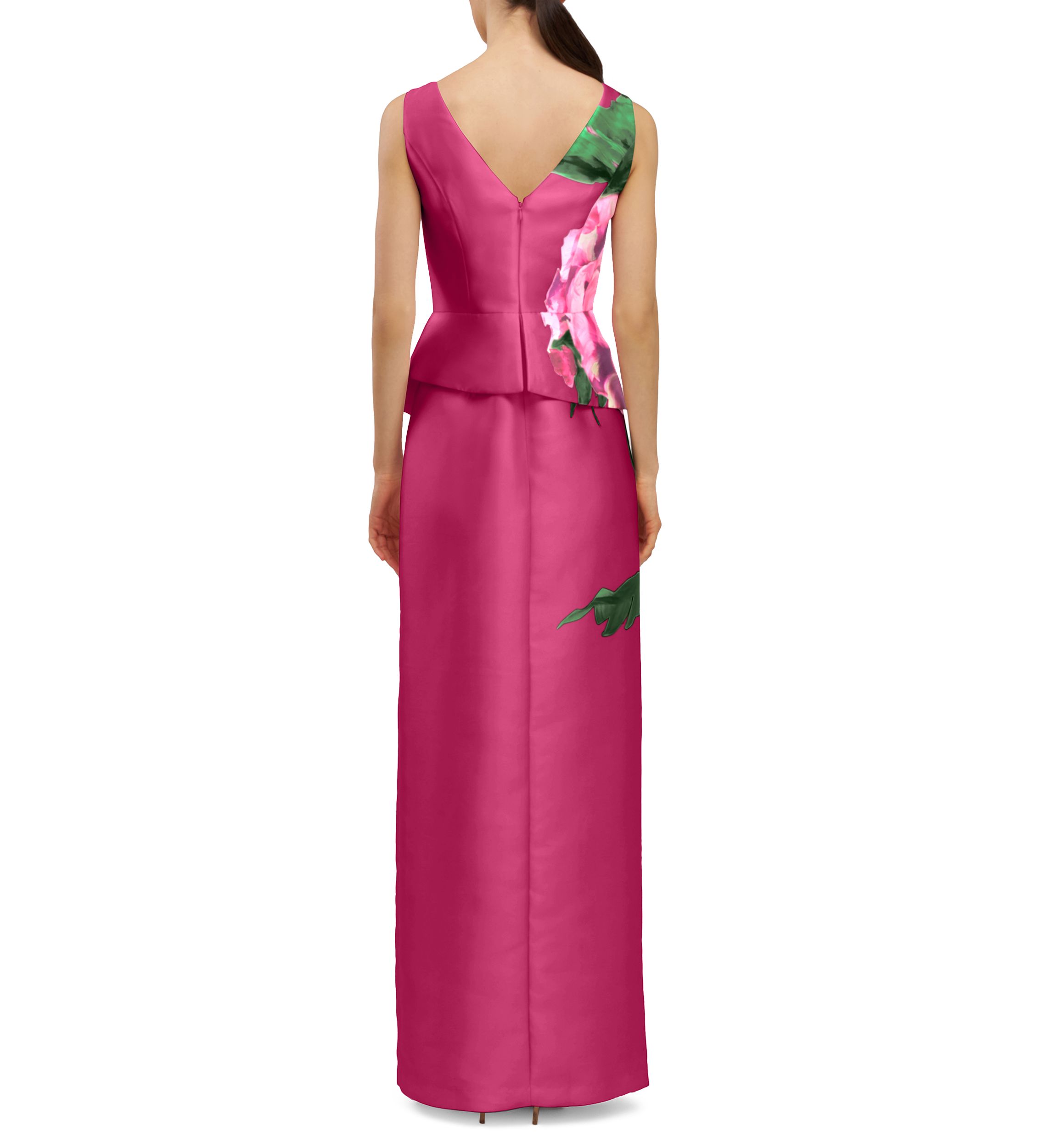 open lace back dress Blushing Pink Pleated Chiffon Floor Length Bridesmaid Dress