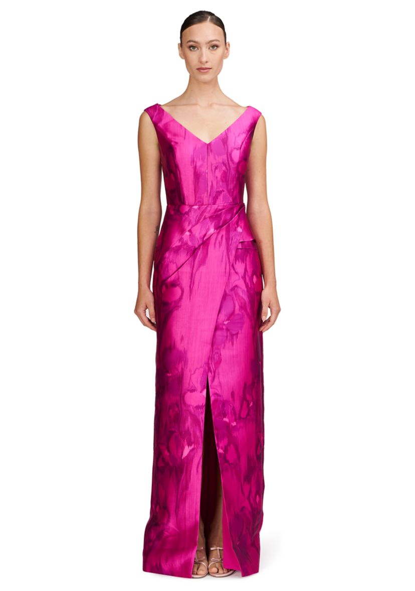 Womens Astrid Column Gown