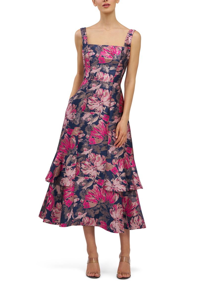 Womens Paige Tea Length Dress