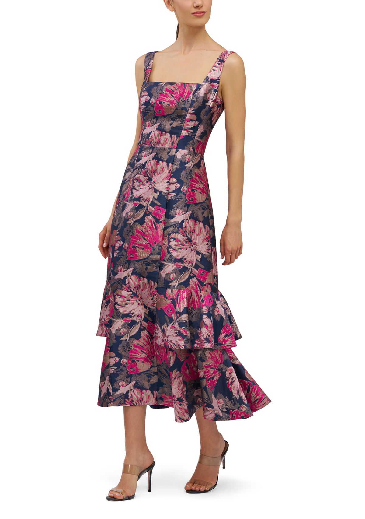Womens Paige Tea Length Dress
