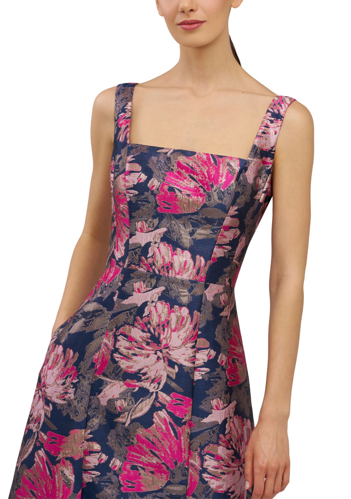 Womens Paige Tea Length Dress