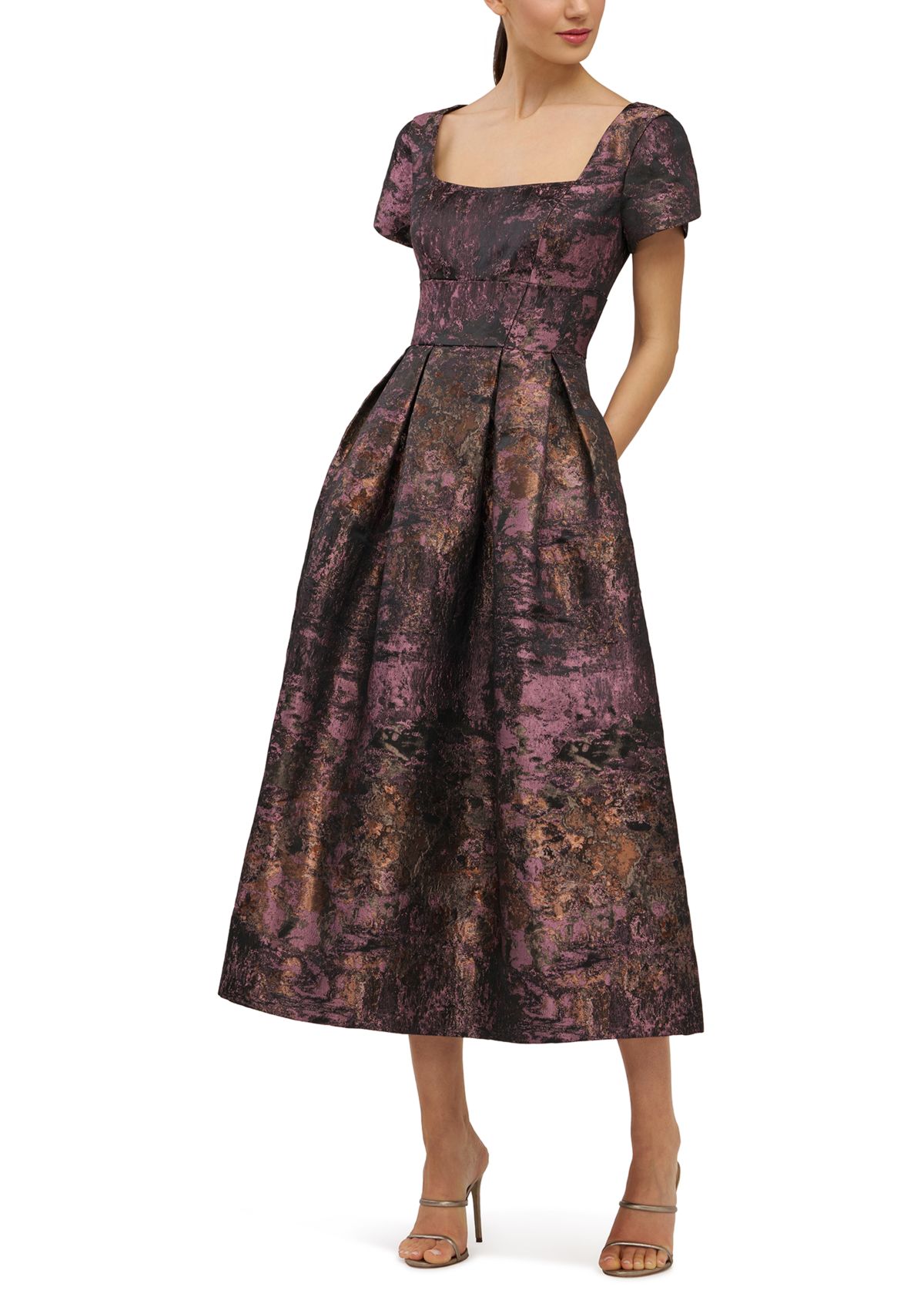 Womens Charlotte Tea Length Dress