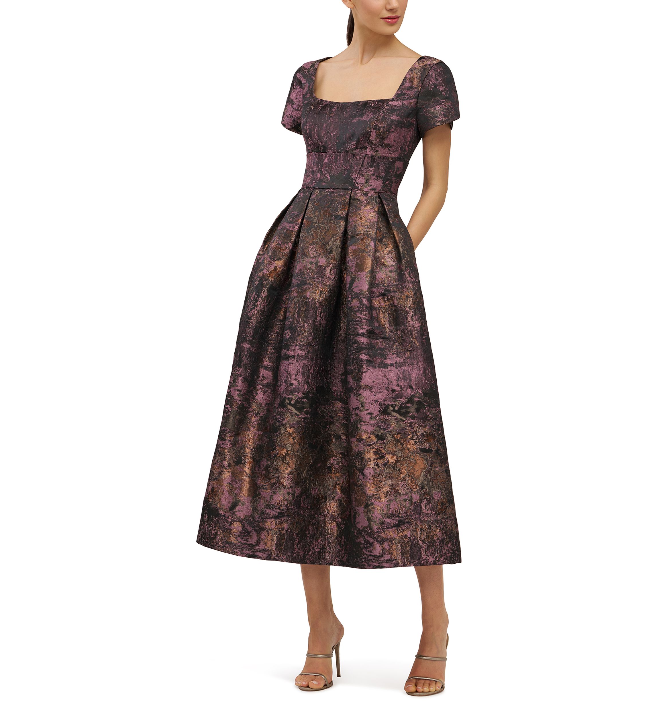 Womens Charlotte Tea Length Dress