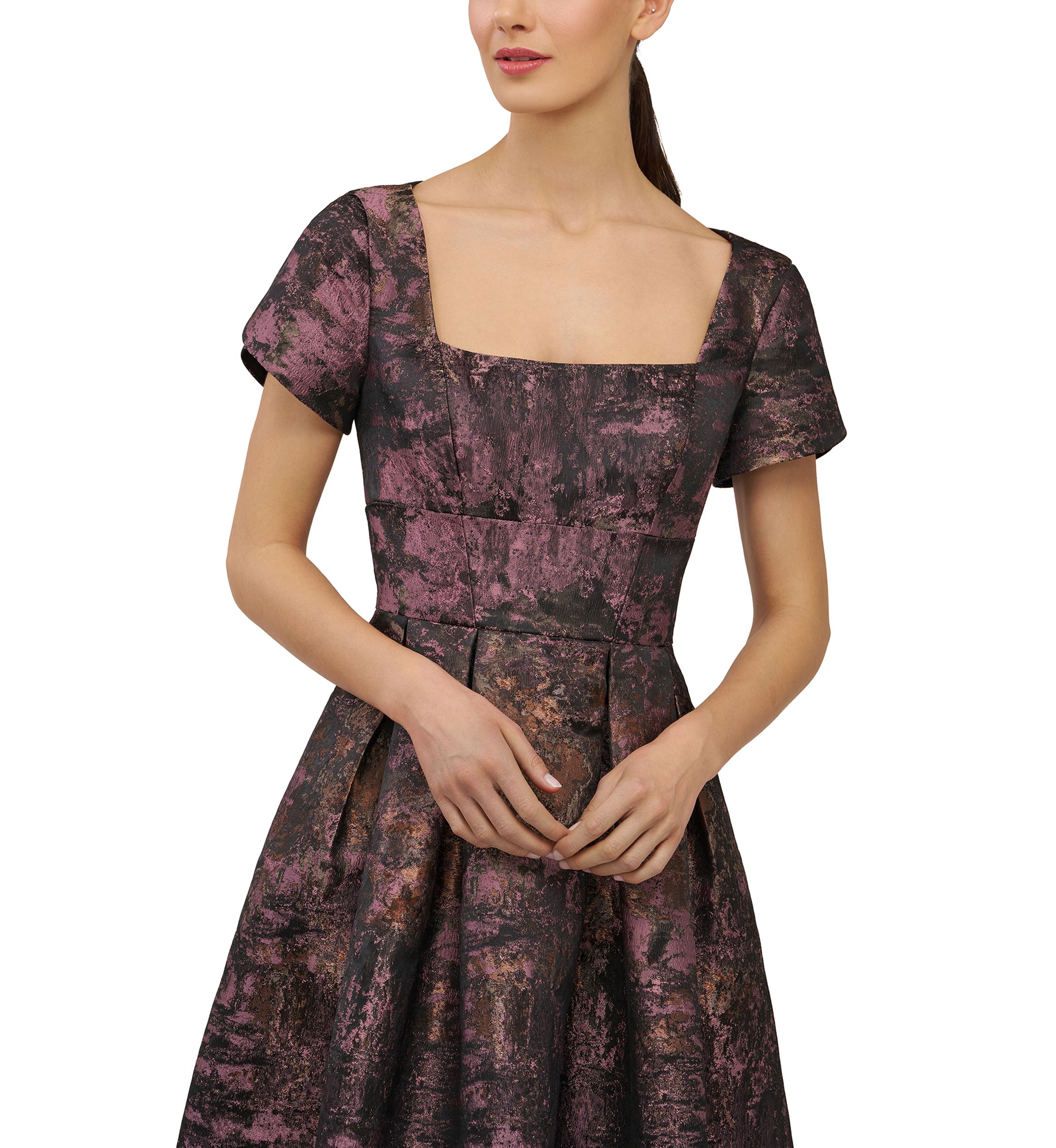 Womens Charlotte Tea Length Dress