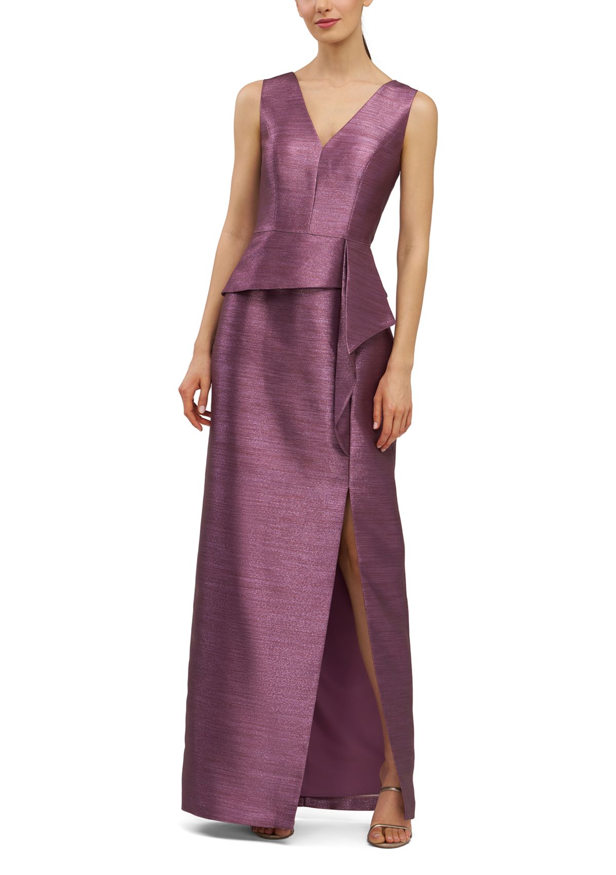 Womens Octavia Column Gown