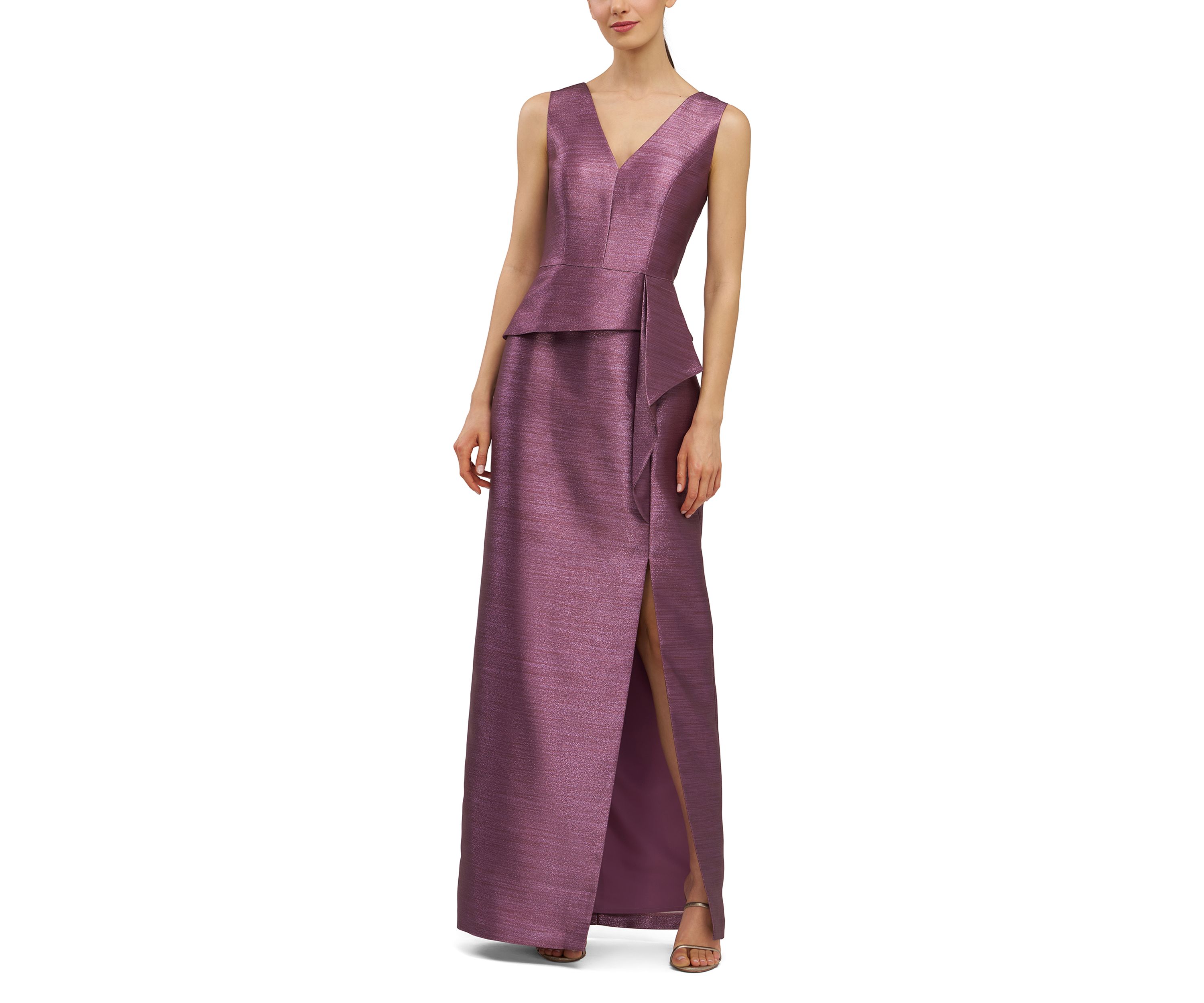 Womens Octavia Column Gown