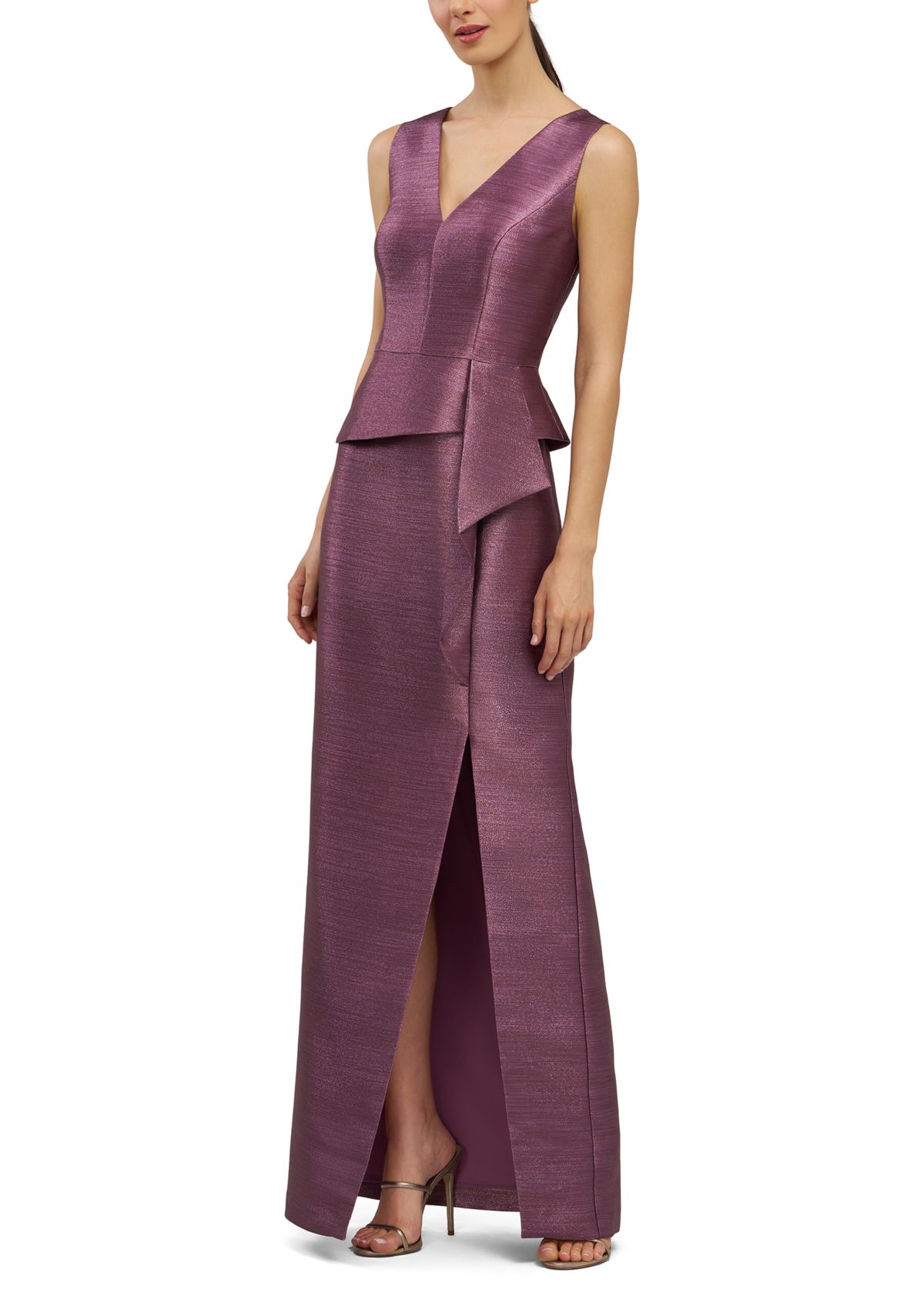 Womens Octavia Column Gown