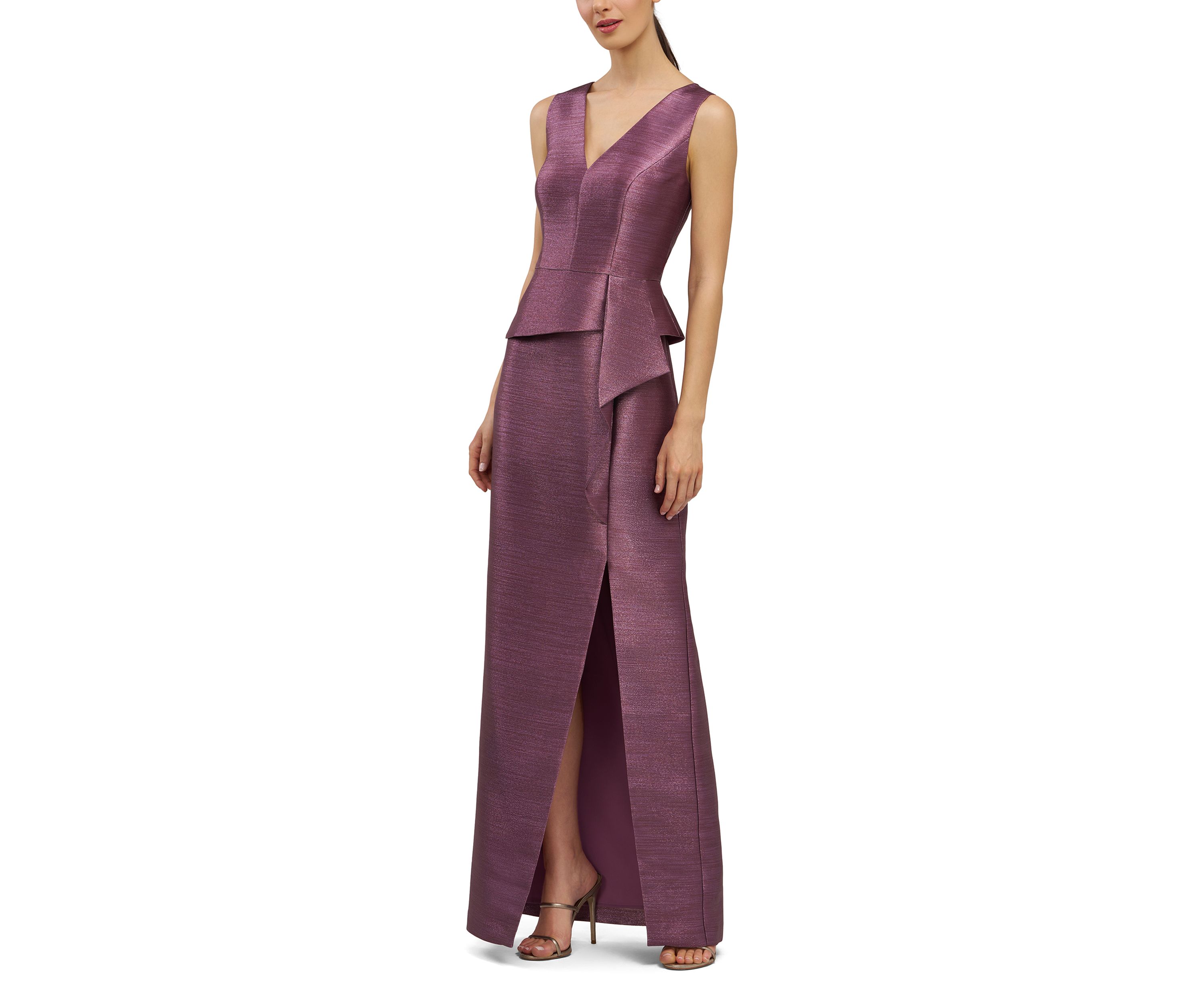 Womens Octavia Column Gown