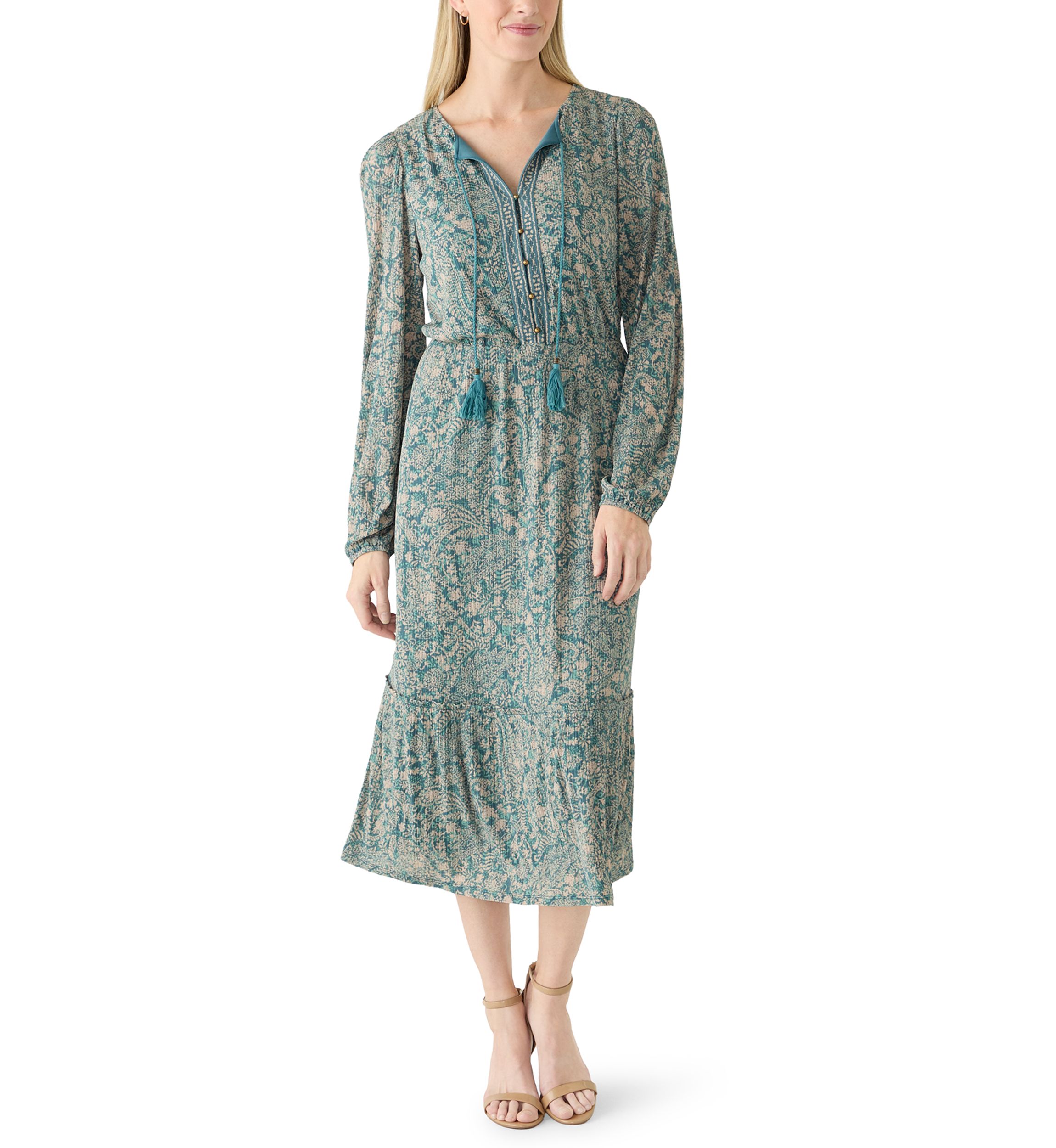 lucky brand green dress Dresses PLUS