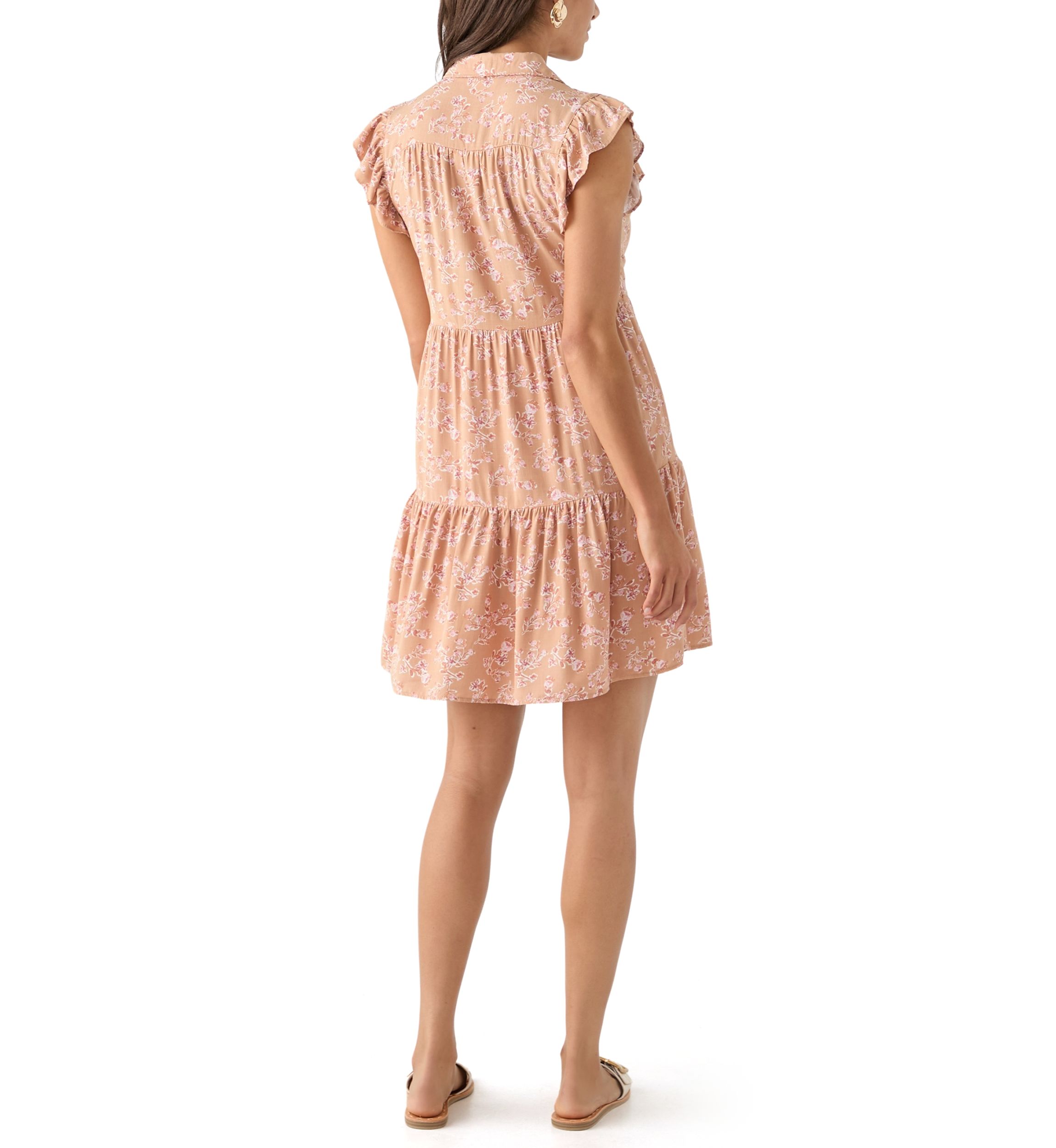 Button Down Mini Shirtdress