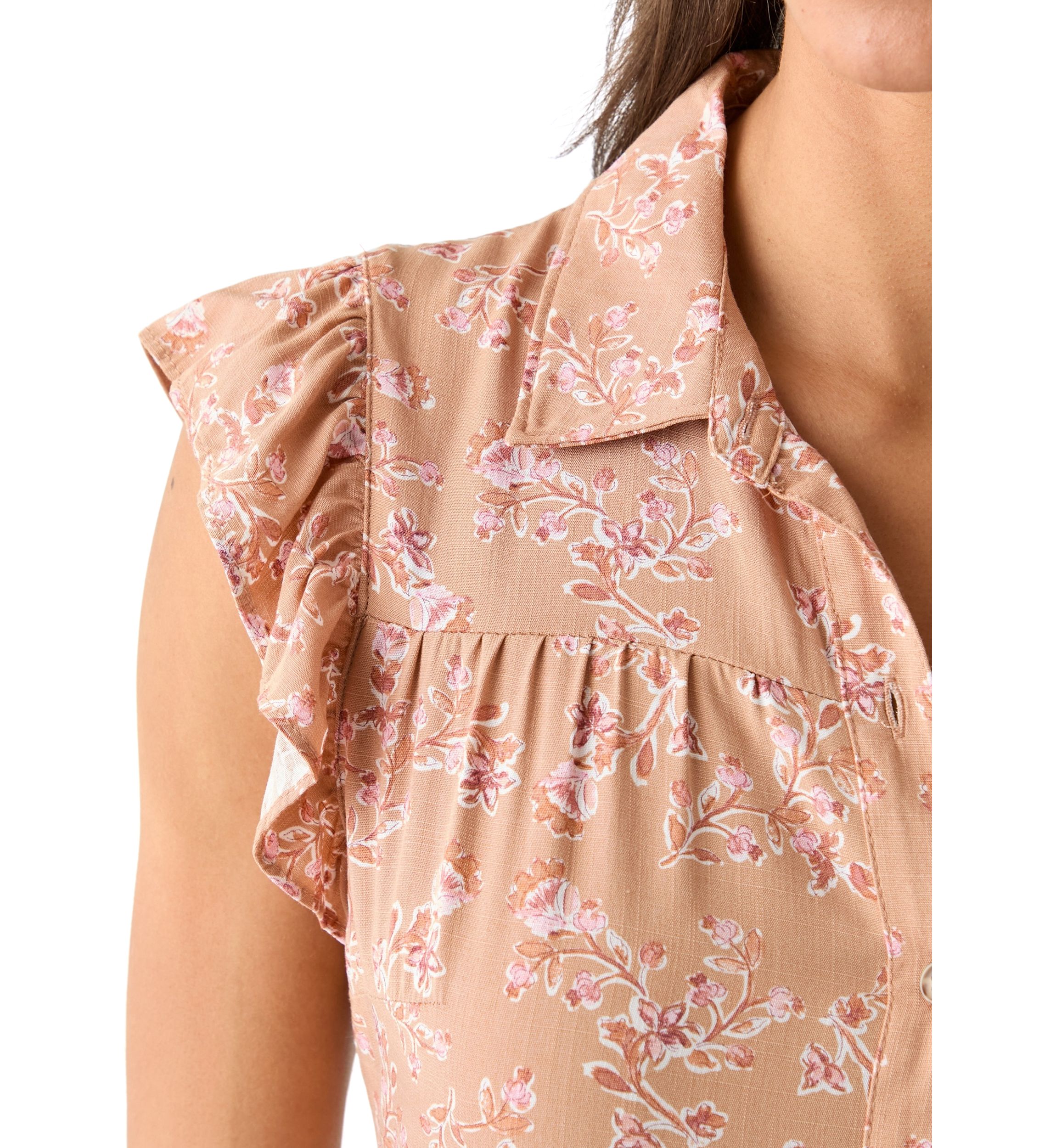 Button Down Mini Shirtdress