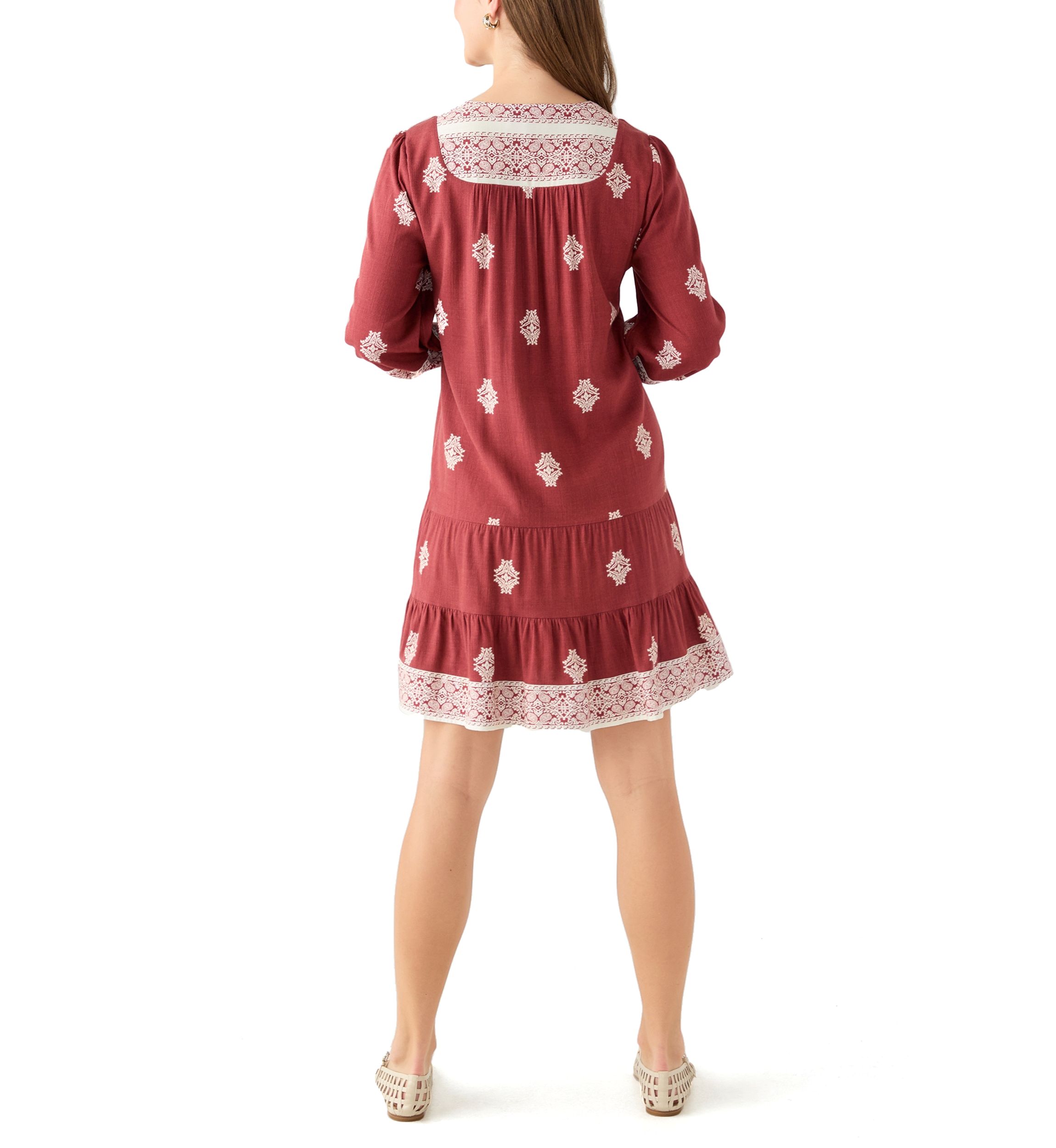 Peasant Mini Dress