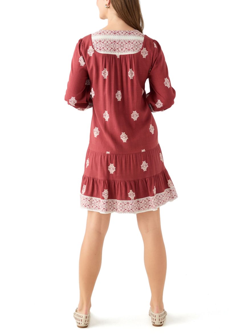Peasant Mini Dress