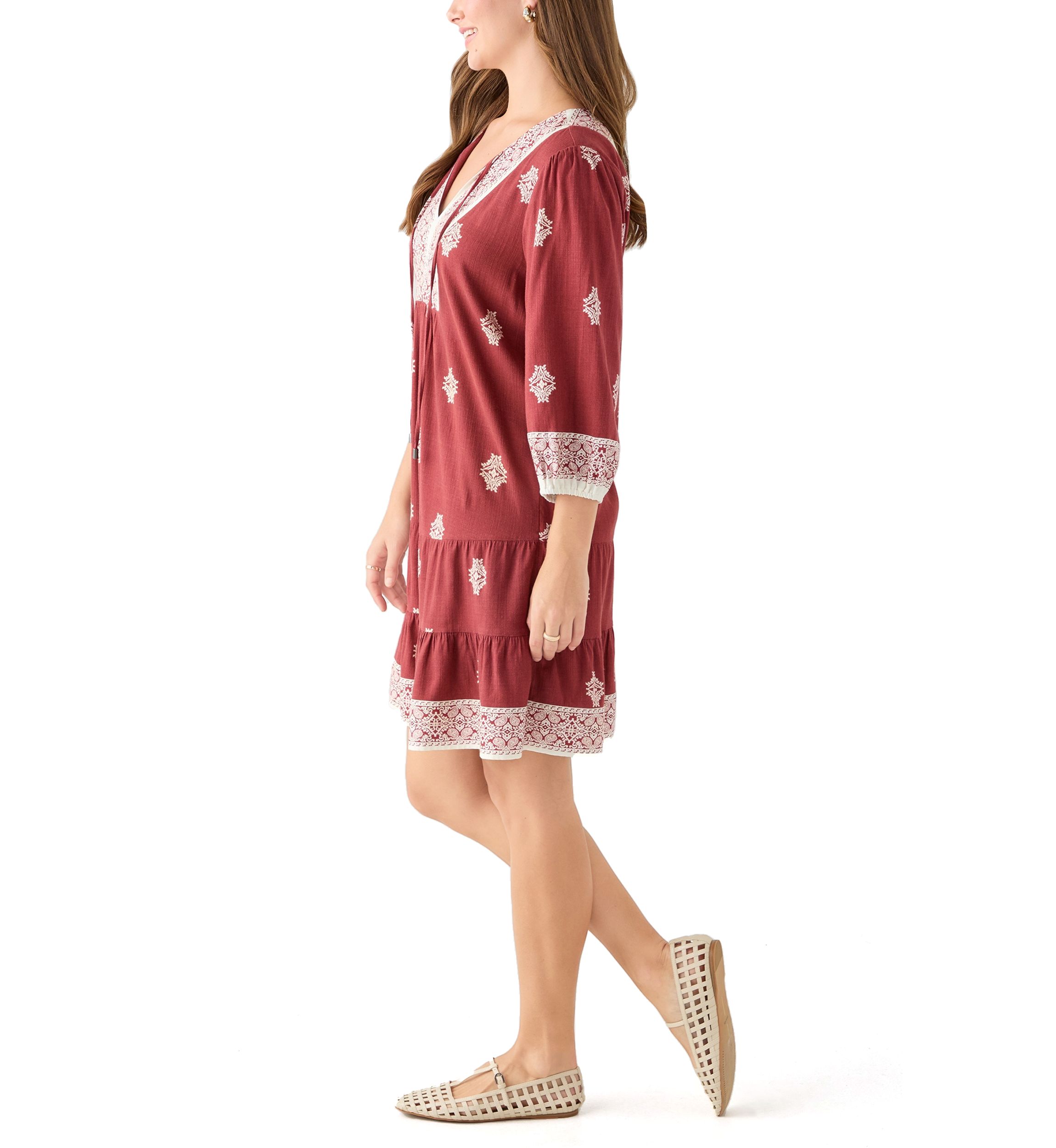 Peasant Mini Dress