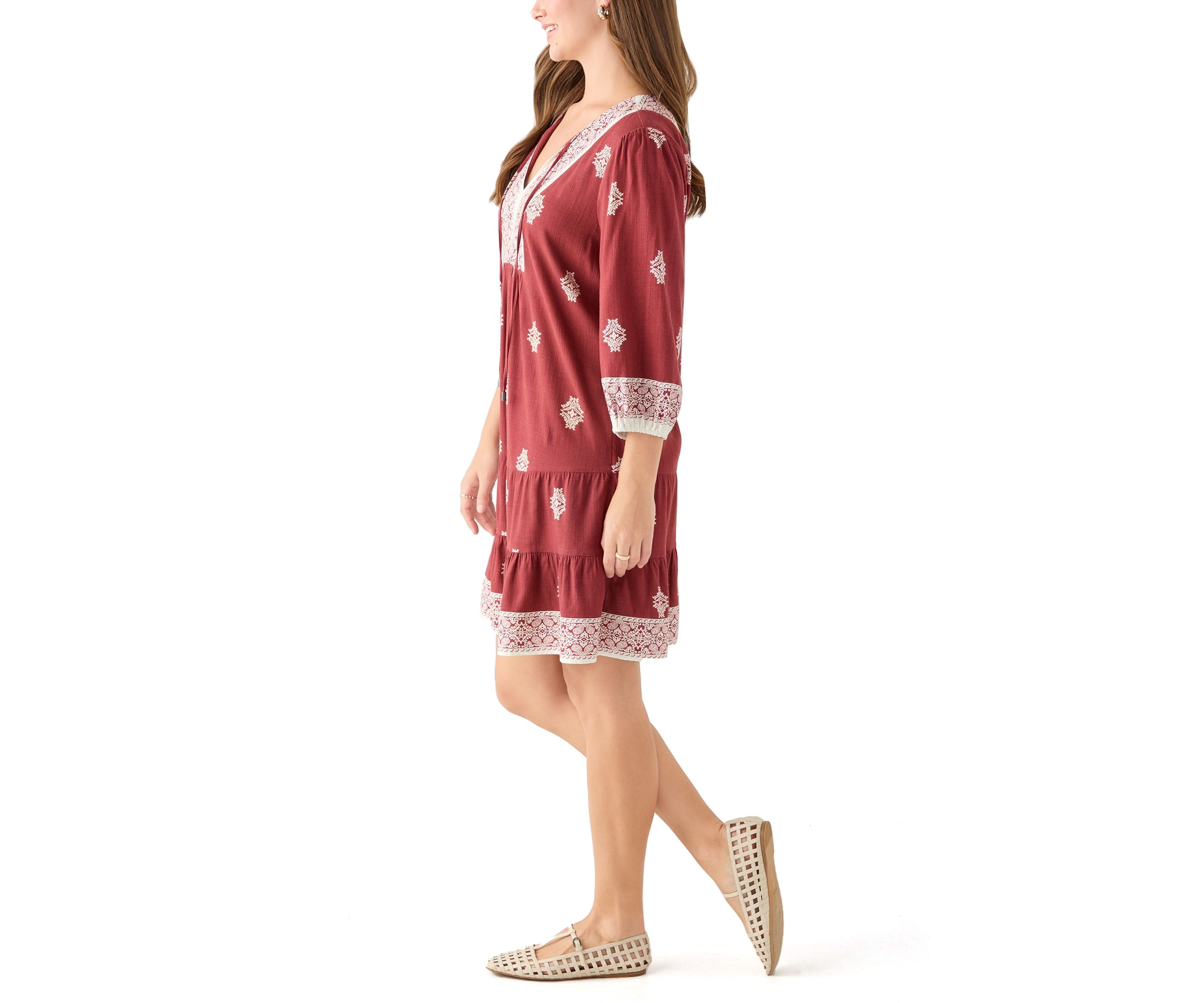 Peasant Mini Dress