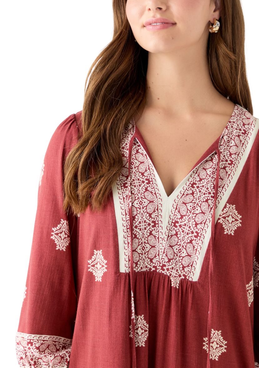Peasant Mini Dress