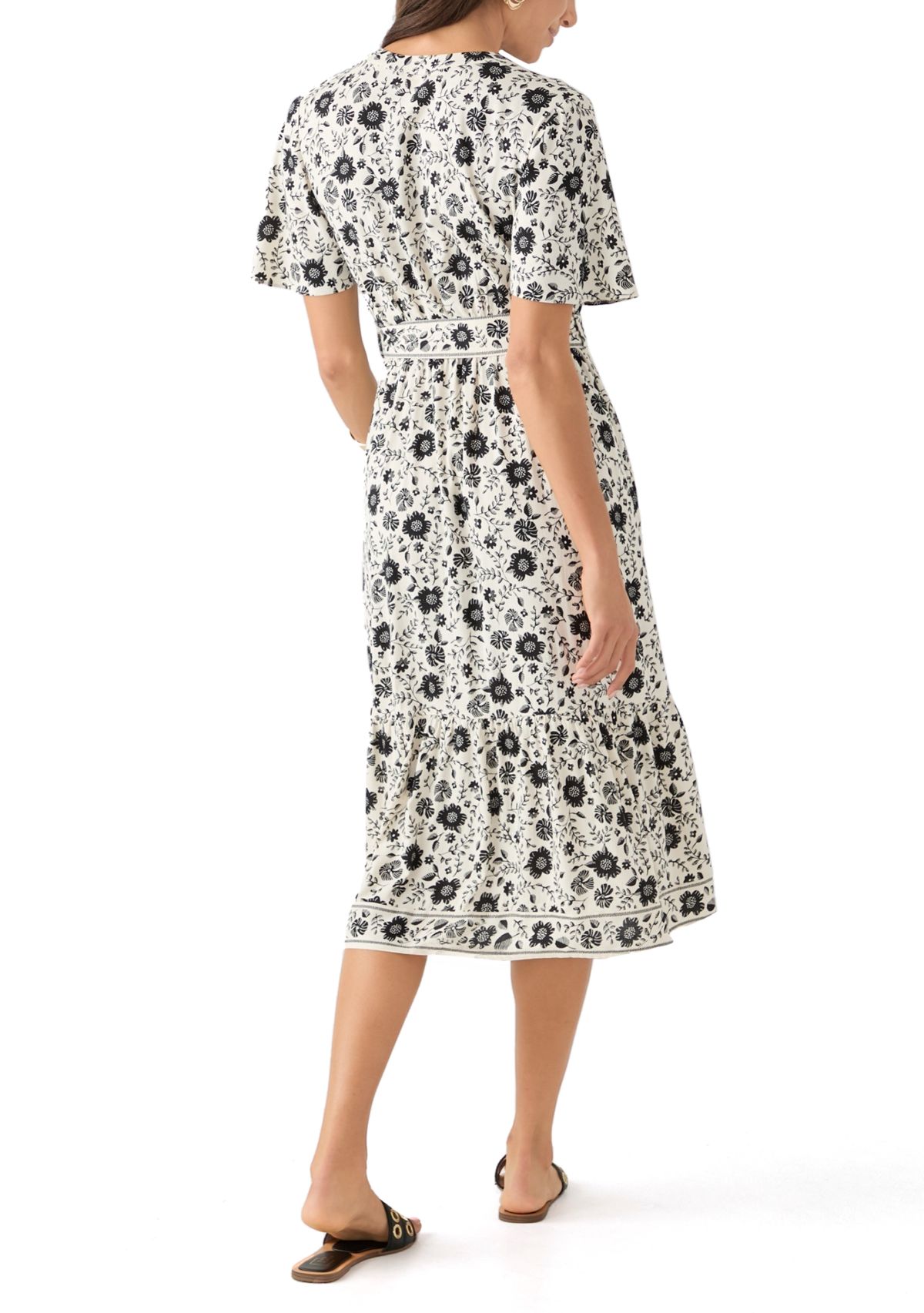 Womens Printed Shirtdress