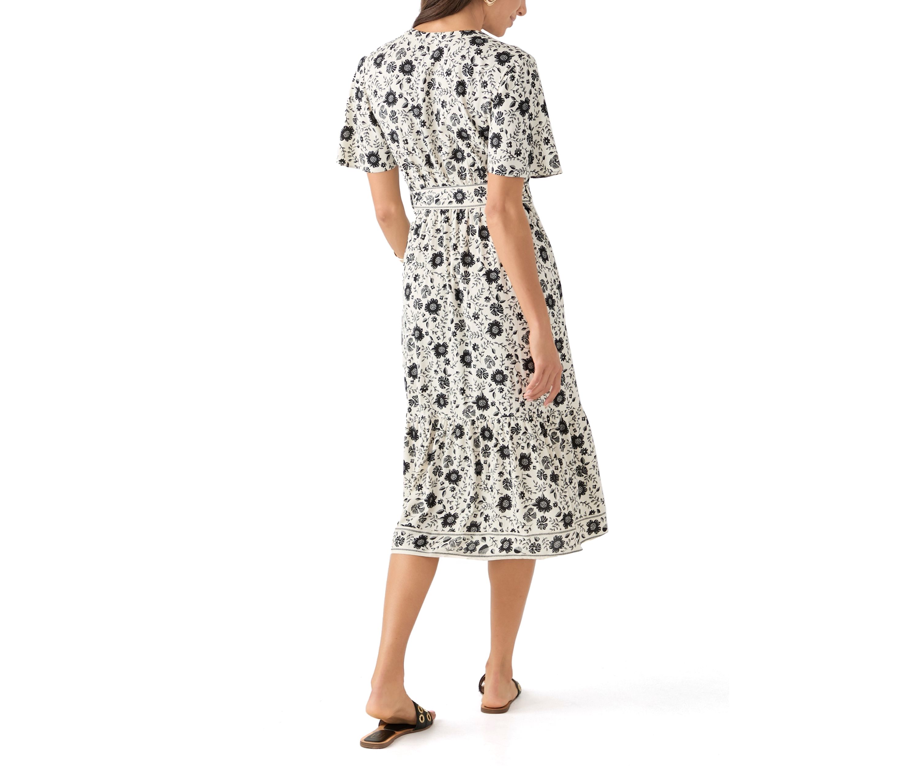 Womens Printed Shirtdress
