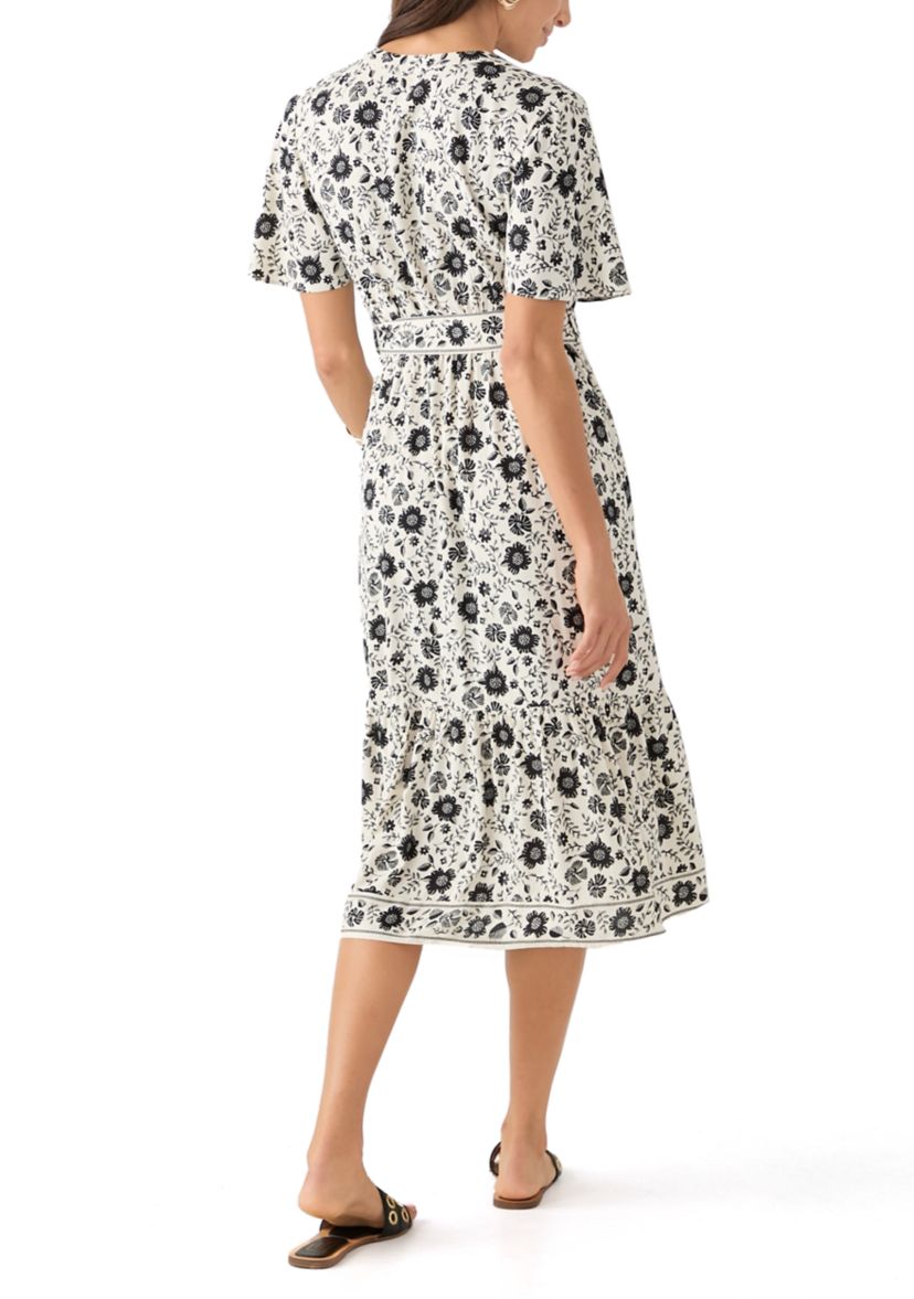 Womens Printed Shirtdress