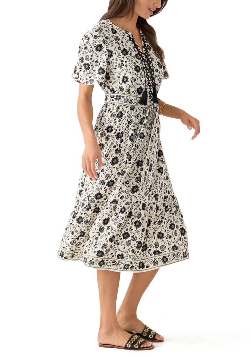 Womens Printed Shirtdress