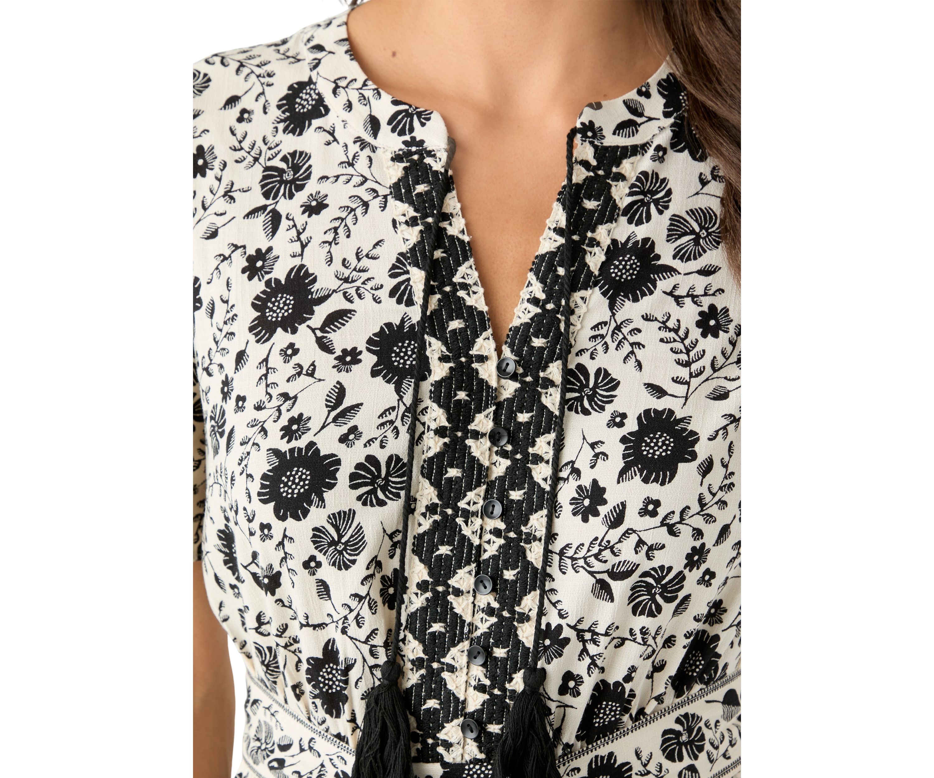 Womens Printed Shirtdress
