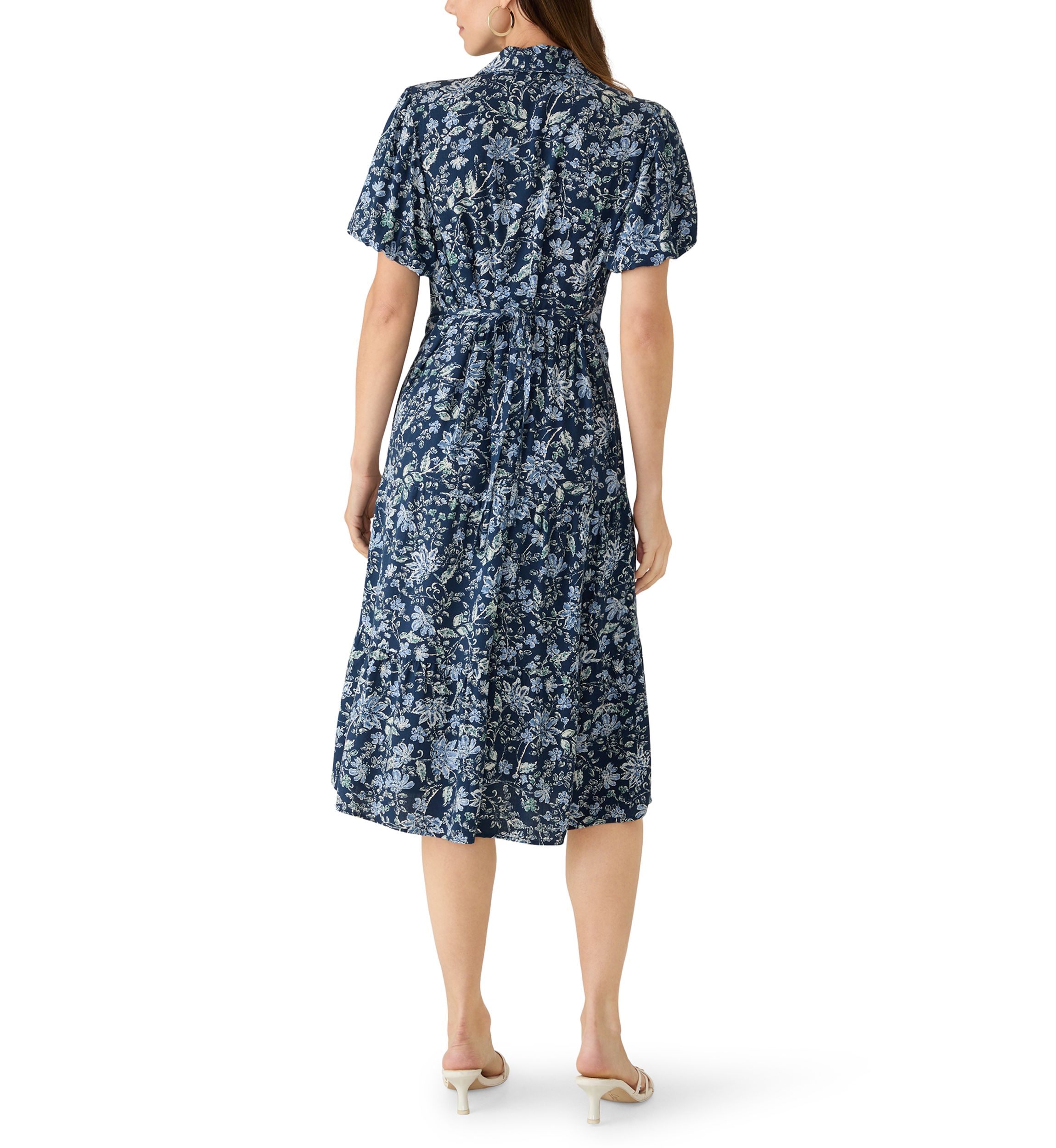 belk midi dresses MSK Women's Short Sleeve Twist Midi Dress