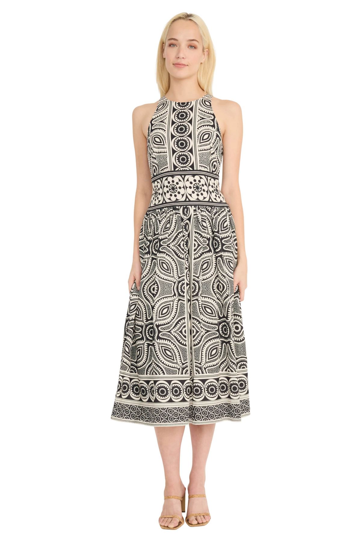 Maxi Dress with Wide Waistband