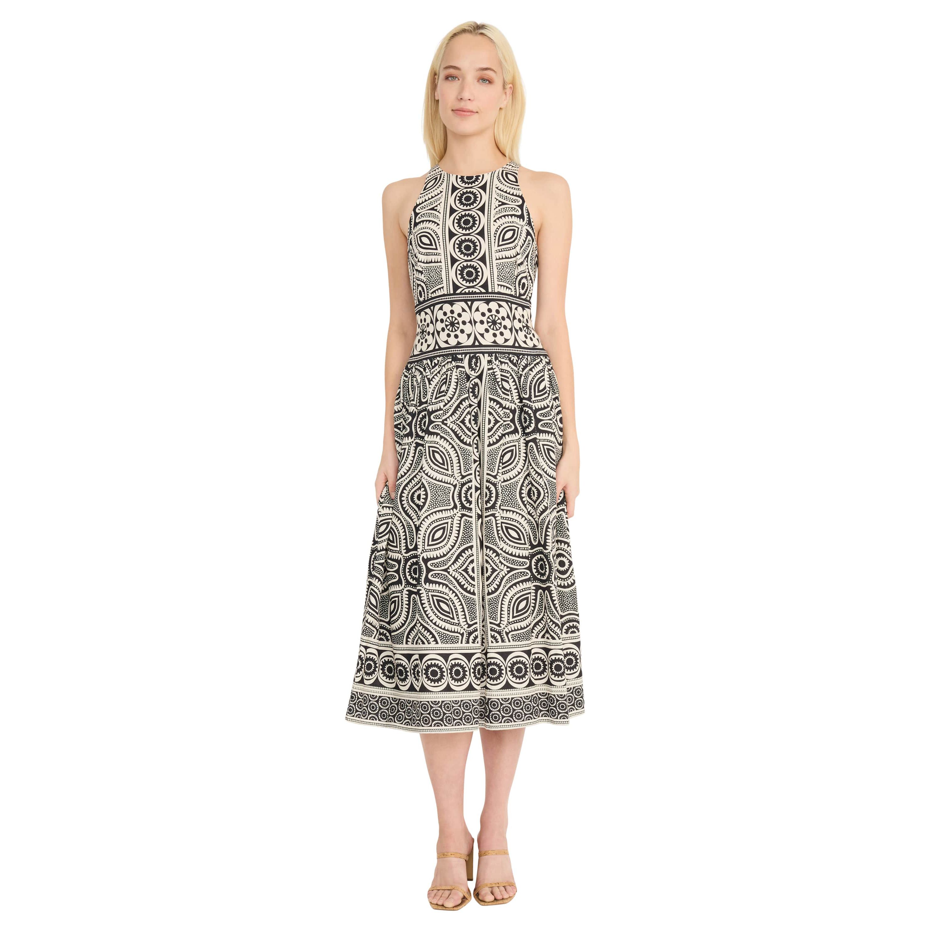 Maxi Dress with Wide Waistband