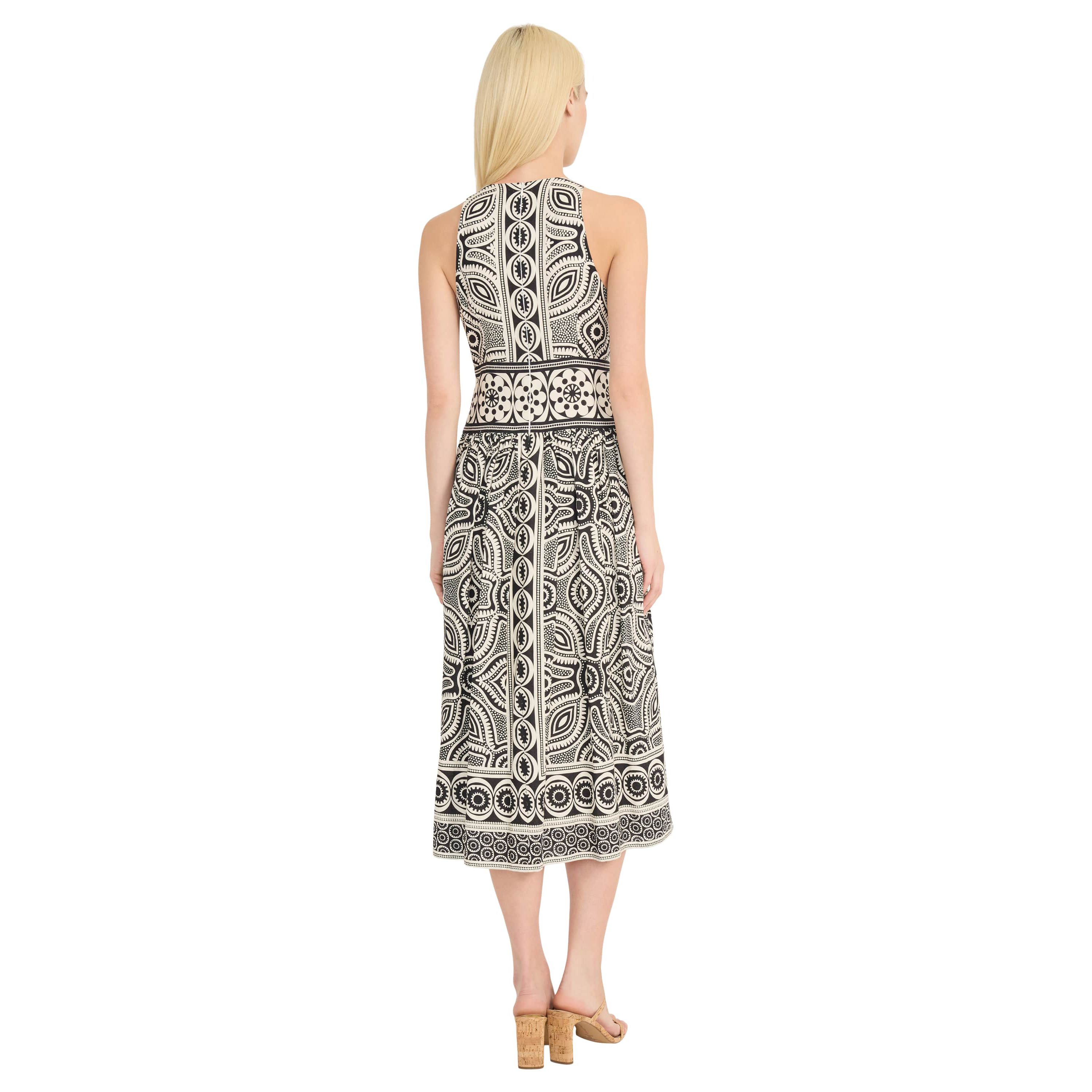 Maxi Dress with Wide Waistband